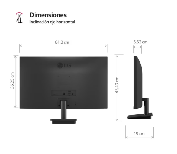 MONITOR LG 27" 27MS500-B IPS 100HZ FHD - Imagen 4