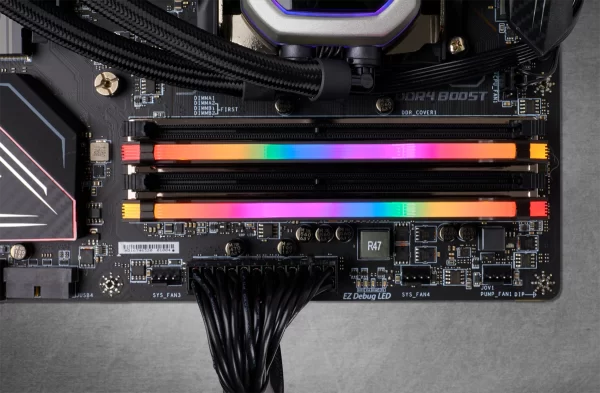 MEMORIA DDR4 CORSAIR 16GB (2X8GB) 3200 MHZ VENGEANCE RGB PRO BLACK - Imagen 2