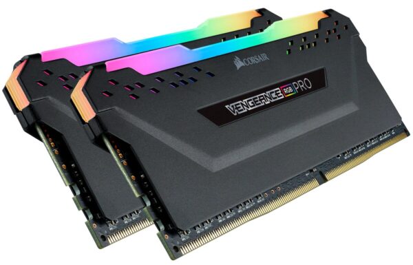 MEMORIA DDR4 CORSAIR 16GB (2X8GB) 3200 MHZ VENGEANCE RGB PRO BLACK