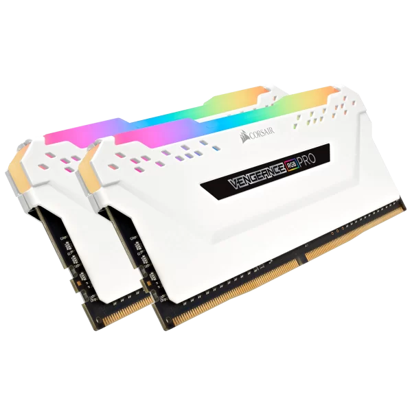 MEMORIA DDR4 CORSAIR 16GB (2X8GB) 3200 MHZ VENGEANCE RGB PRO WHITE - Imagen 3