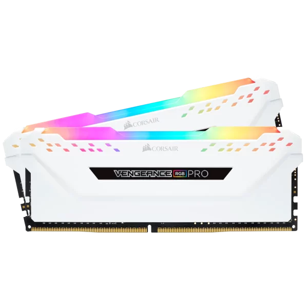 MEMORIA DDR4 CORSAIR 16GB (2X8GB) 3200 MHZ VENGEANCE RGB PRO WHITE - Imagen 2