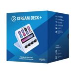 STREAM DECK+BLANCO 8 TECLAS 4 DIALES