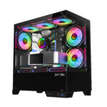 GABINETE RAPTOR THUNDER STRIKE TG X2 MID-TOWER RGB FAN X1 BLACK