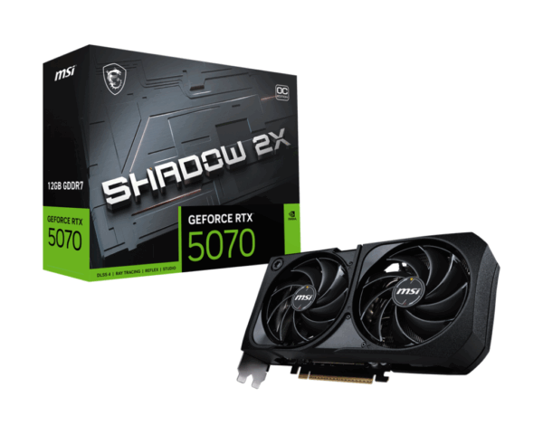 NVIDIA MSI GEFORCE RTX 5070 SHADOW 2X OC 12G