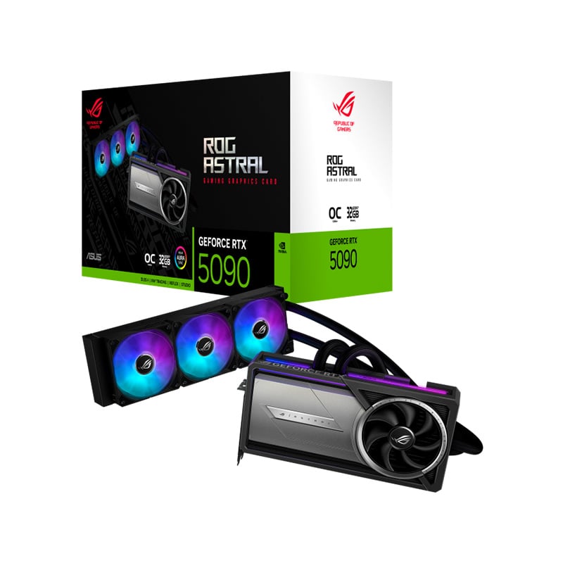 90YV0LW2-M0AA00 ASUS RTX 5090 ROG ASTRAL LC OC 32GB - Imagen 1