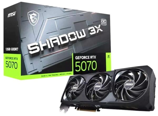 NVIDIA MSI RTX 5070 SHADOW 12GB 3X
