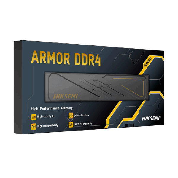 Memoria DDR4 HIKSEMI 8Gb 3200 Mhz Armor Black - Imagen 3