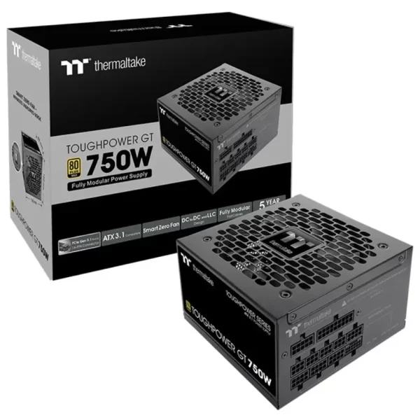 FUENTE GAMER THERMALTAKE TP GT 750W ANALOG 80 PLUS GOLD