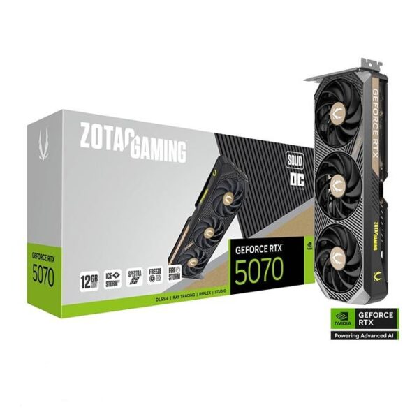 PLACA DE VIDEO ZOTAC RTX 5070TI 16GB SOLID OC GDDR7