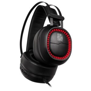 AURICULARES TT ESPORTS HT/SHOCK PRO RGB 7.1 DIGITAL BLACK FULL SIZE RGB COLOR LED