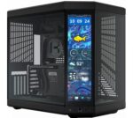 GABINETE HYTE Y70 TOUCH INFINITE BLACK VIDRIO TEMPLADO PANTALLA TACTIL 2.5K LCD IPS 60Hz