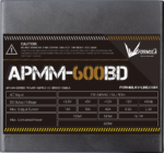 FUENTE FORMULA V LINE APMM-600BD 600W 80 PLUS BRONZE - Imagen 3