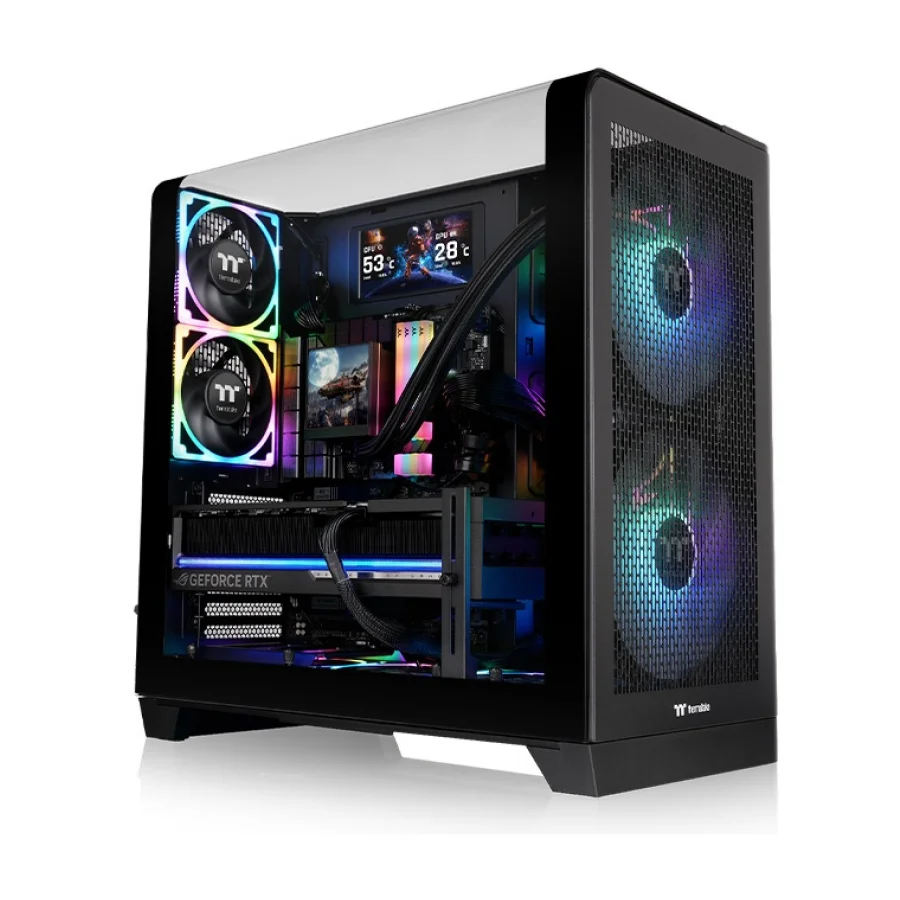 GABINETE THERMALTAKE VIEW 390 AIR BLACK TEMPERED GLASS