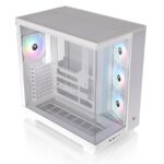 GABINETE THERMALTAKE VIEW 380 XL TG 4FAN ARGB SNOW WHITE