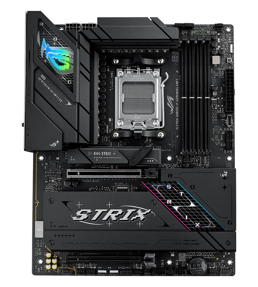 header-pd MOTHER ASUS (AM5) ROG STRIX B850-F GAMING WIFI - Imagen 1