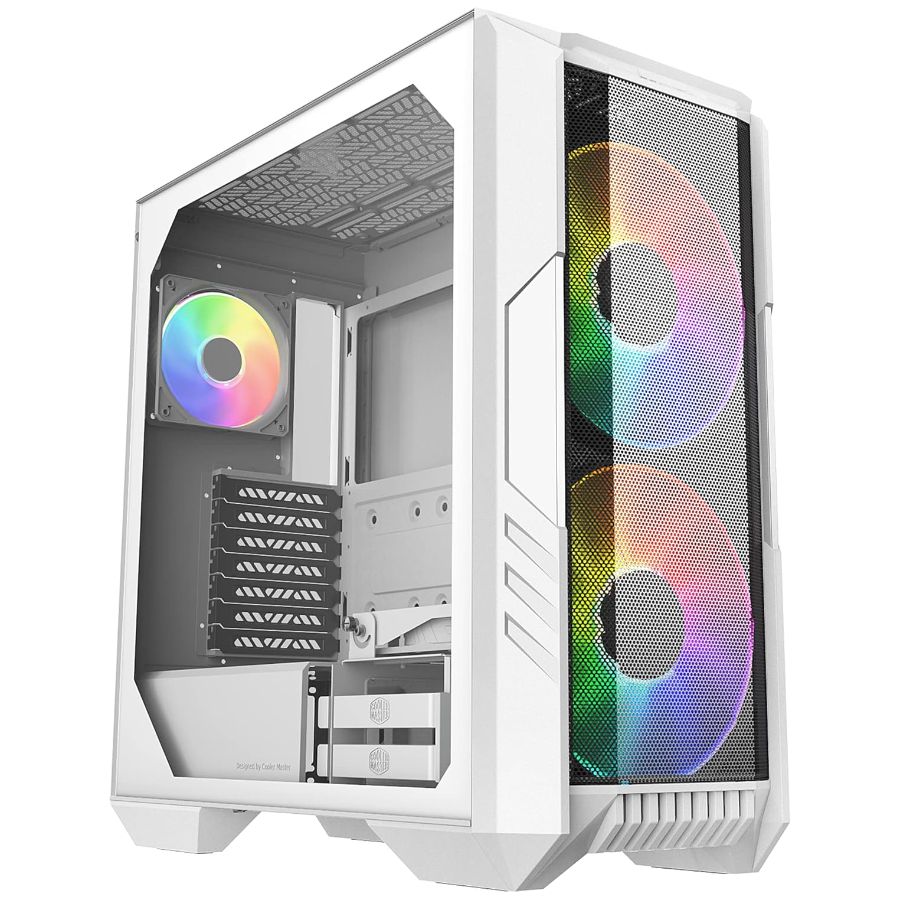 Gabinete-Mid-Tower-Cooler-Master-Masterbox-HAF-500-Blanco-Rgb_49296_1 GABINETE COOLER MASTER HAF 500 WHITE - Imagen 1