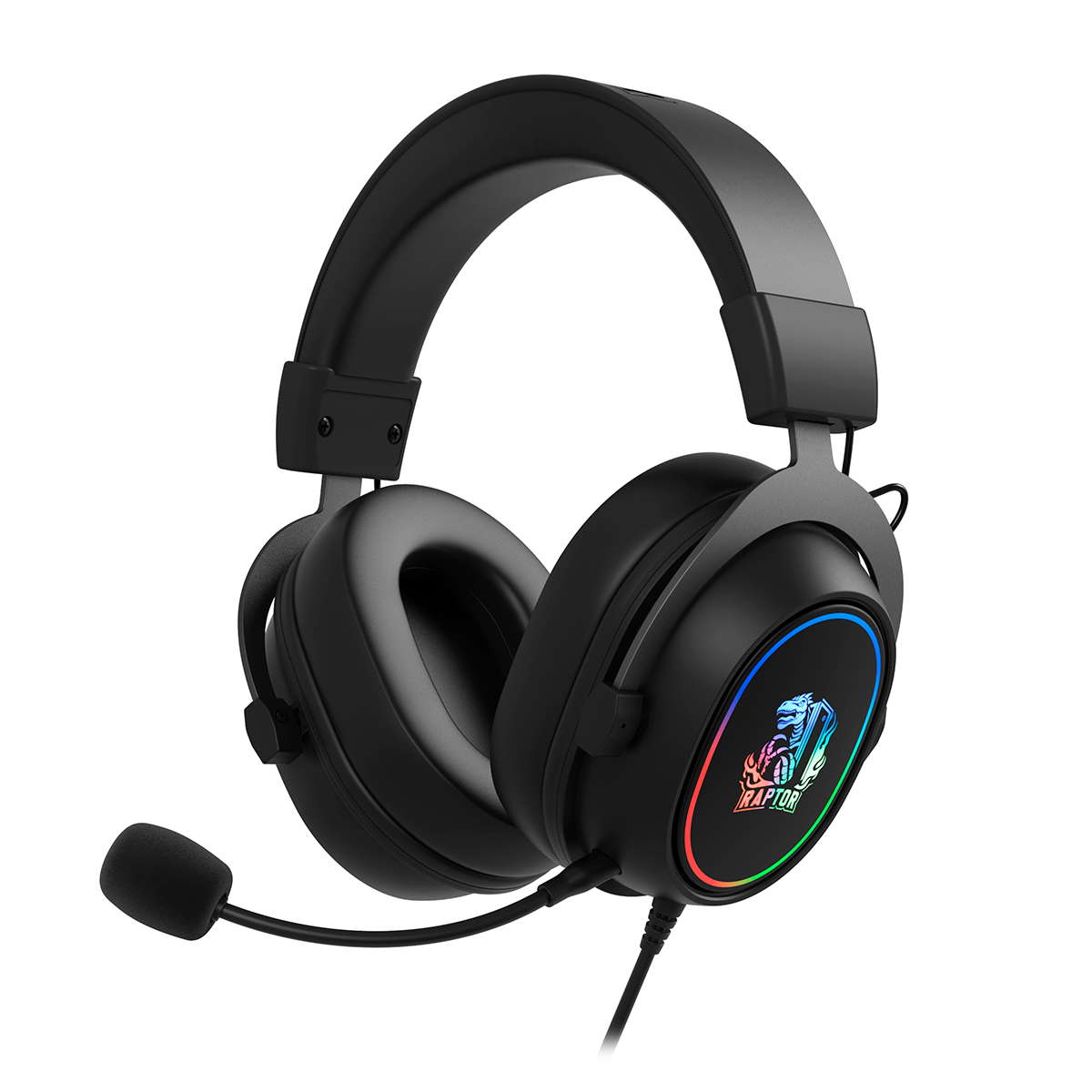 concepto-18163012 AURICULAR GAMER RAPTOR INFERNO PRO RGB 7.1 USB NEGRO - Imagen 1