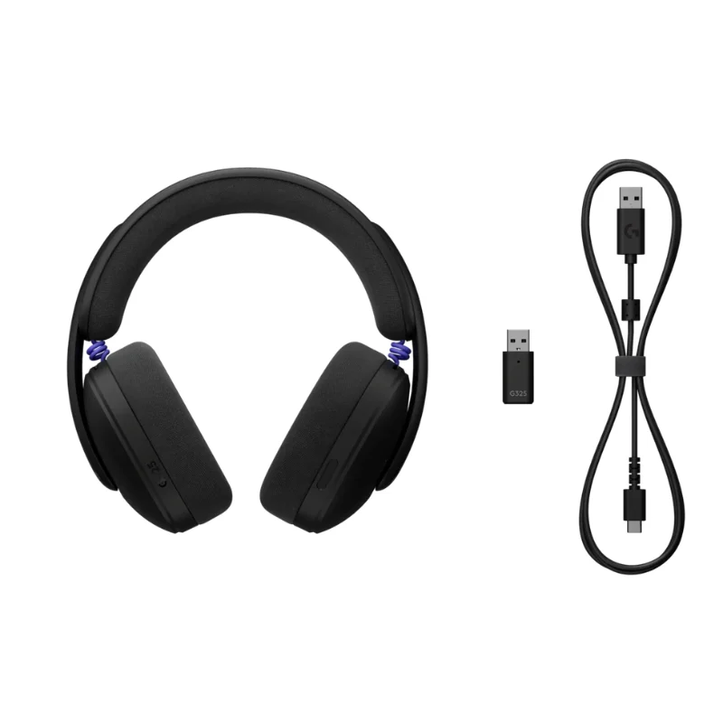 0000000000418374000268563418374-3 AURICULAR WIR C/MICROFONO LOGITECH G325 BLACK - Imagen 1