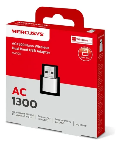 D_NQ_NP_929177-MLA109925029287_042026-O ADAPTADOR BLUETOOTH MERCUSYS AC 1300 - Imagen 1