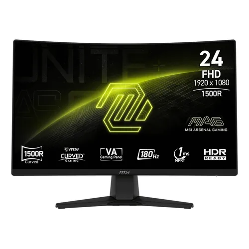 D_Q_NP_2X_963999-MLA86412140576_062025-P MONITOR MSI 24" 242C 180HZ FHD CURVO 1MS VA HDR - Imagen 1