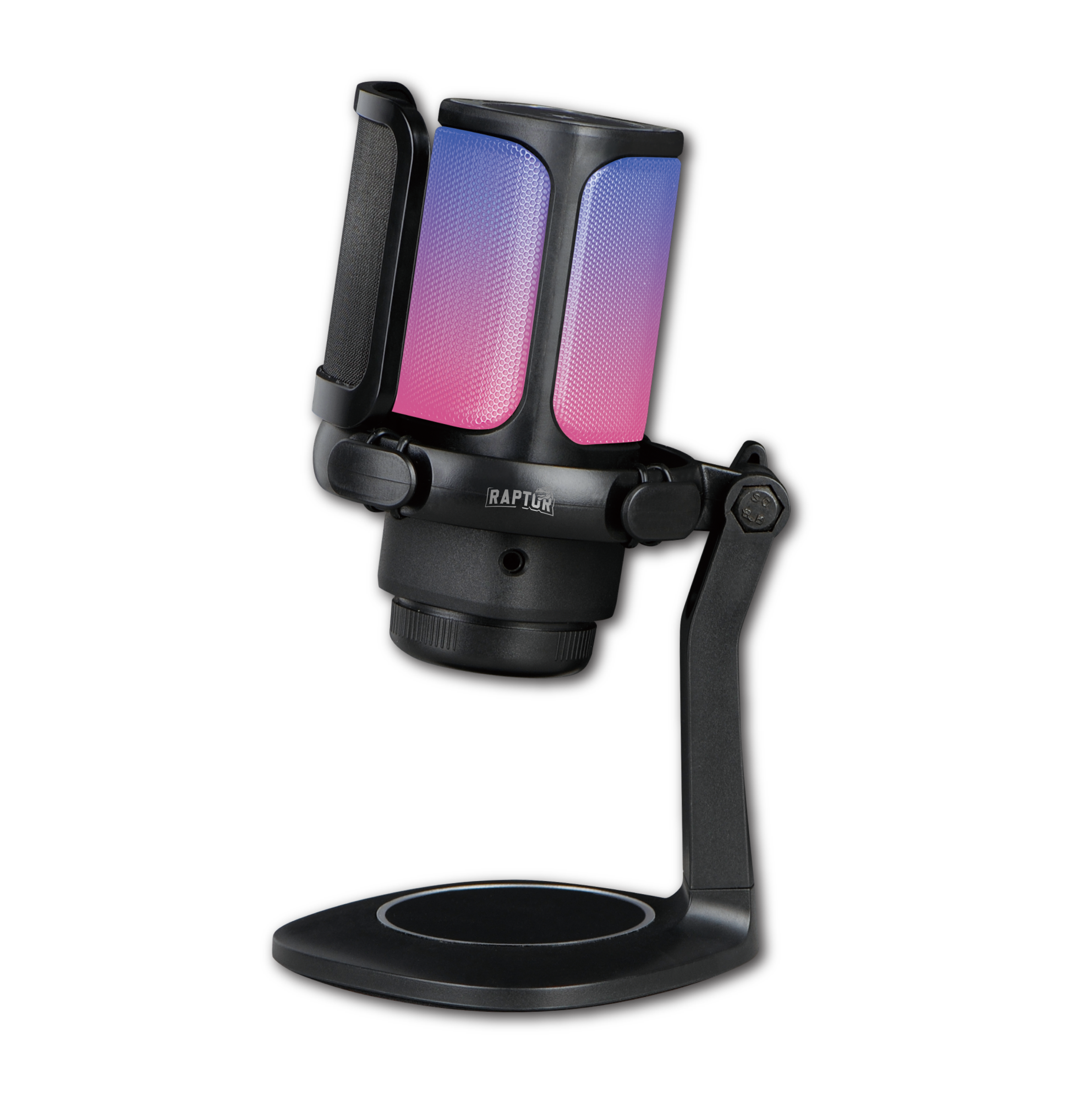 0000000000417301121862.-RENDE-PRODUCTO-2 MICROFONO RAPTOR VOX RGB USB P/STREAMING - Imagen 1
