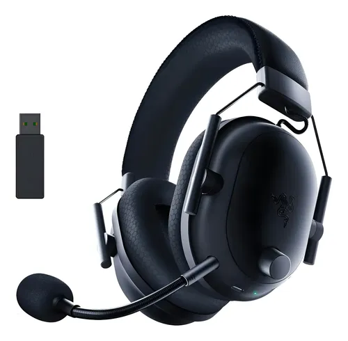 D_NQ_NP_665240-MLA95701758090_102025-O AURICULAR GAMER RAZER BLACKSHARK V2 PRO BLACK HYPERSPEED WIRELESS +BT THX - Imagen 1