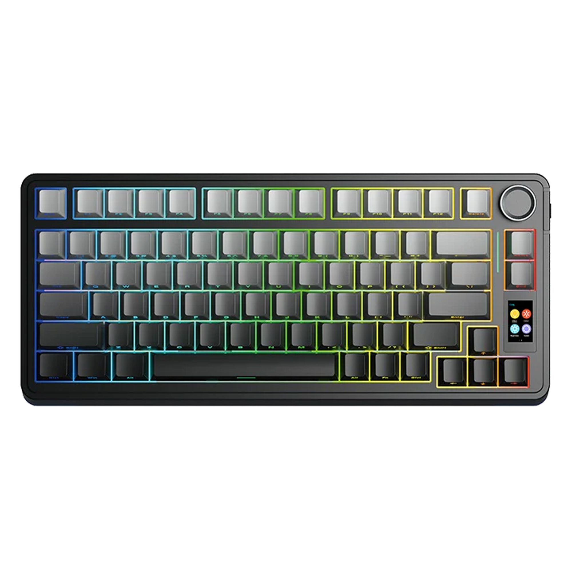 S75-PRO-1 AULA S75 PRO BLACK DEGRADÉ WIRELESS 75% RGB SW SEIYA TECLADO MECANICO - Imagen 1