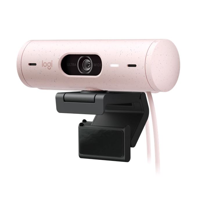 webcam-logitech-brio-500-rose-full-hd-960001418-1 WEB CAM LOGITECH BRIO 500 ROSE FULL - Imagen 1