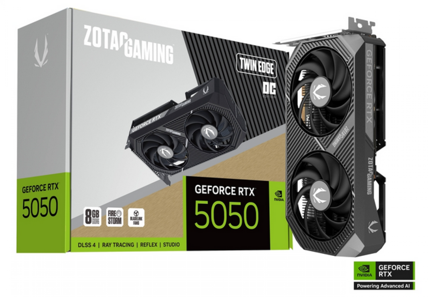 PLACA DE VIDEO ZOTAC RTX 5050 8GB TWIN EDGE PLACA DE VIDEO ZOTAC RTX 5050 8GB TWIN EDGE - Imagen 1