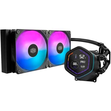 images (18) WATER COOLER MASTER MASTERLIQUID 240 CORE NEX ARGB - Imagen 1