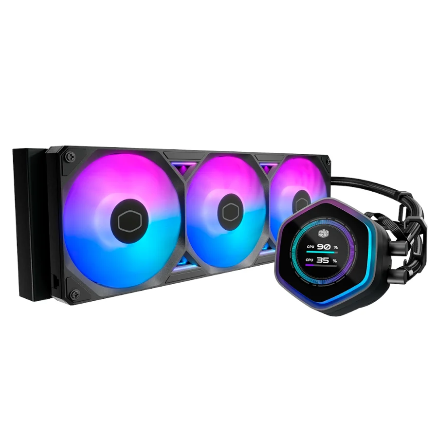 x1-22 WATER COOLER MASTER MASTERLIQUID 360 ATMOS II LCD ARGB - Imagen 1