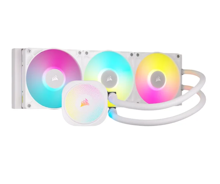 000000000041757318951417573--1- WATER COOLING CORSAIR ICUE LINK TITAN 360 RX RGB 3X CPU COOLER 360MM WHITE - Imagen 1