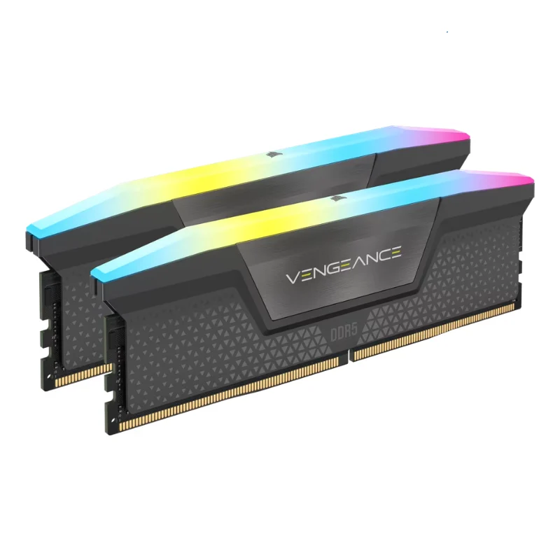 000000000041860017751artic--40- MEMORIA DDR5 CORSAIR 16GB (2X8GB) 6000 MHZ VENGEANCE RGB AMD EXPO & INTEL XMP CL36 - Imagen 1
