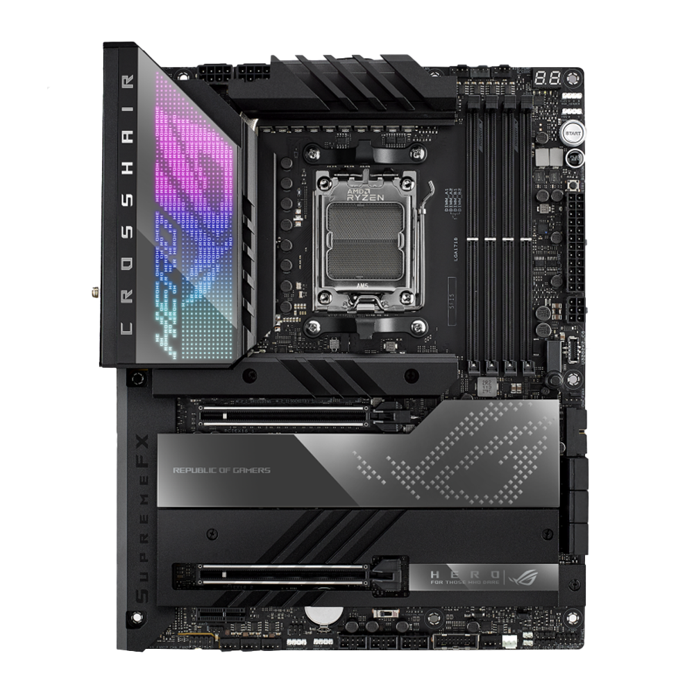 1667311650_x670-3 MOTHER ASUS (AM5) ROG CROSSHAIR X670E HERO - Imagen 1