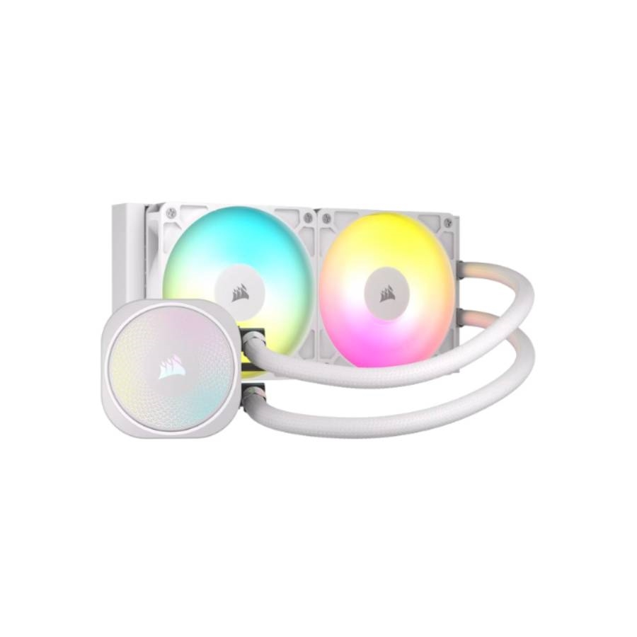 COO353 WATER COOLING CORSAIR NAUTILUS 2X CPU COOLER 240MM RS ARGB WHITE - Imagen 1