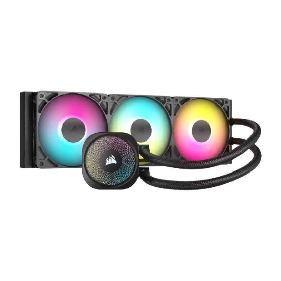 COO354 WATER COOLING CORSAIR NAUTILUS 3X CPU COOLER 360MM RS ARGB BLACK - Imagen 1