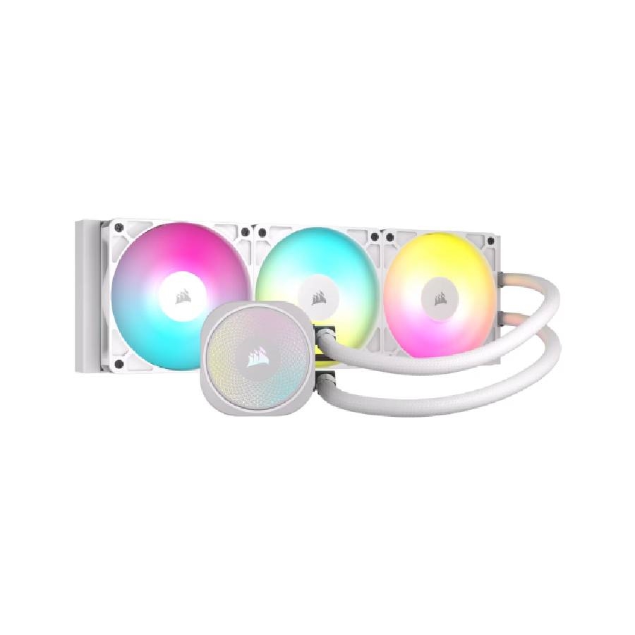 COO355 WATER COOLING CORSAIR NAUTILUS 3X CPU COOLER 360MM RS ARGB WHITE - Imagen 1