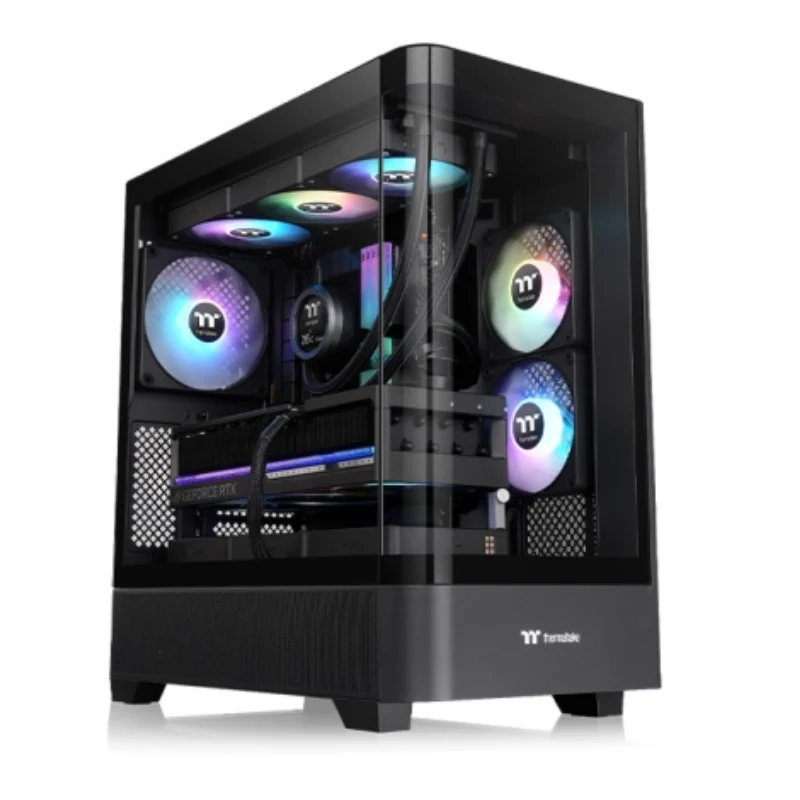 Gabinete TT View 290 TG ARGB Mid-Tower Black Gabinete TT View 290 TG ARGB Mid-Tower Black - Imagen 1
