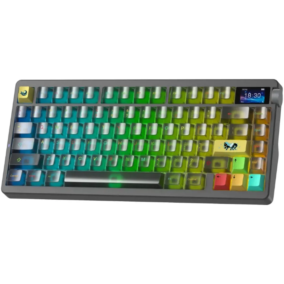 aula-nova75-3527-ban-phim-co-gaming-3-mode-phien-ban-mau-den-dream-sakura-switch_202622162702 AULA NOVA 75 BLACK TRANSPARENTE WIRELESS 75% RGB SW STAR VECTOR - Imagen 1