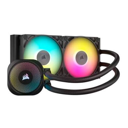 images (34) WATER COOLING CORSAIR ICUE LINK TITAN 240 RX RGB 2X CPU COOLER 240MM BLACK - Imagen 1
