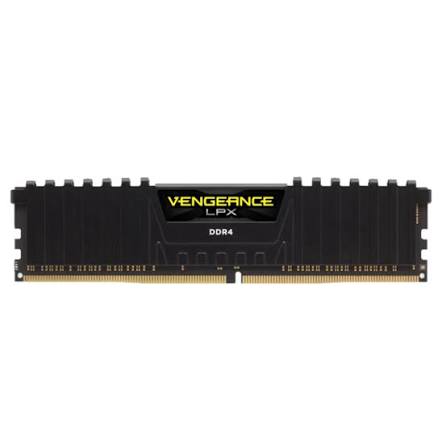 images (44) MEMORIA DDR4 CORSAIR 8GB 3000 MHZ VENGEANCE LPX BLACK CL16 - Imagen 1