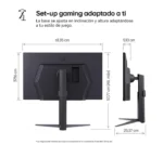 MONITOR LG 27 ULTRAGEAR 27GS75Q-B IPS QHD 200 HZ - Imagen 3