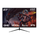 MONITOR GAMER RAPTOR HAWK EYE 27 FRAMELESS IPS QHD 200HZ 1MS HDMI-DP NEGRO