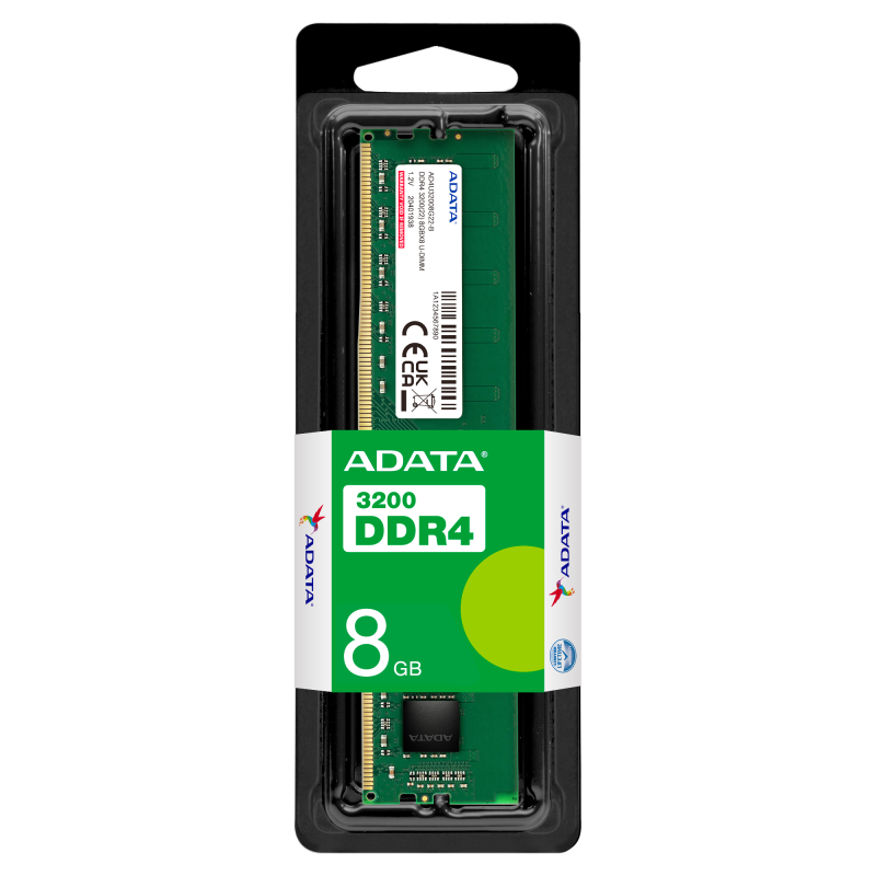memoria_ram_adata_premier_8gb_ddr4_3200mhz MEMORIA ADATA DDR4 8GB 3200MHz PREMIER GREEN - Imagen 1